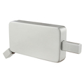 Inox BD1022 Surface Mount Privacy Barn Door Lock US32D/630 with MicroArmor BD1022-32D-AM